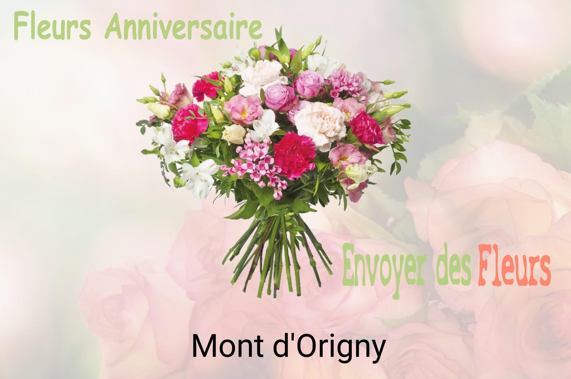 Bouquet de fleurs d’anniversaire livré à Mont-d'Origny